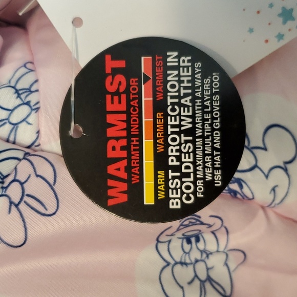 NWT Disney Baby Pink Minnie Mouse Snowsuit - 18 Months - Picture 13 of 14